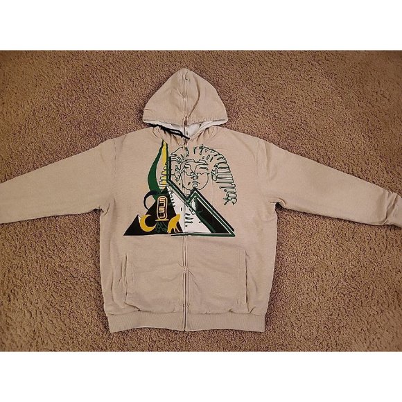 Sean John Hoodie Hip-Hop DOUBLE-SIDED Sweatshirt 90s 1990s Mens Size XL RARE - Picture 2 of 16